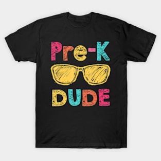 Pre-K Dude Back to School  First Day of Preschool T-Shirt